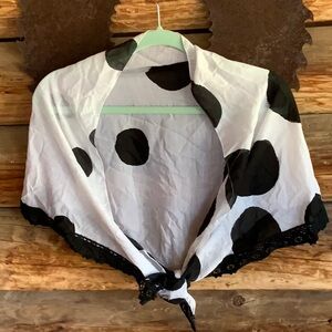 Debbie Martin Designs black and white scarf